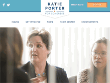 Tablet Screenshot of katieporter.com